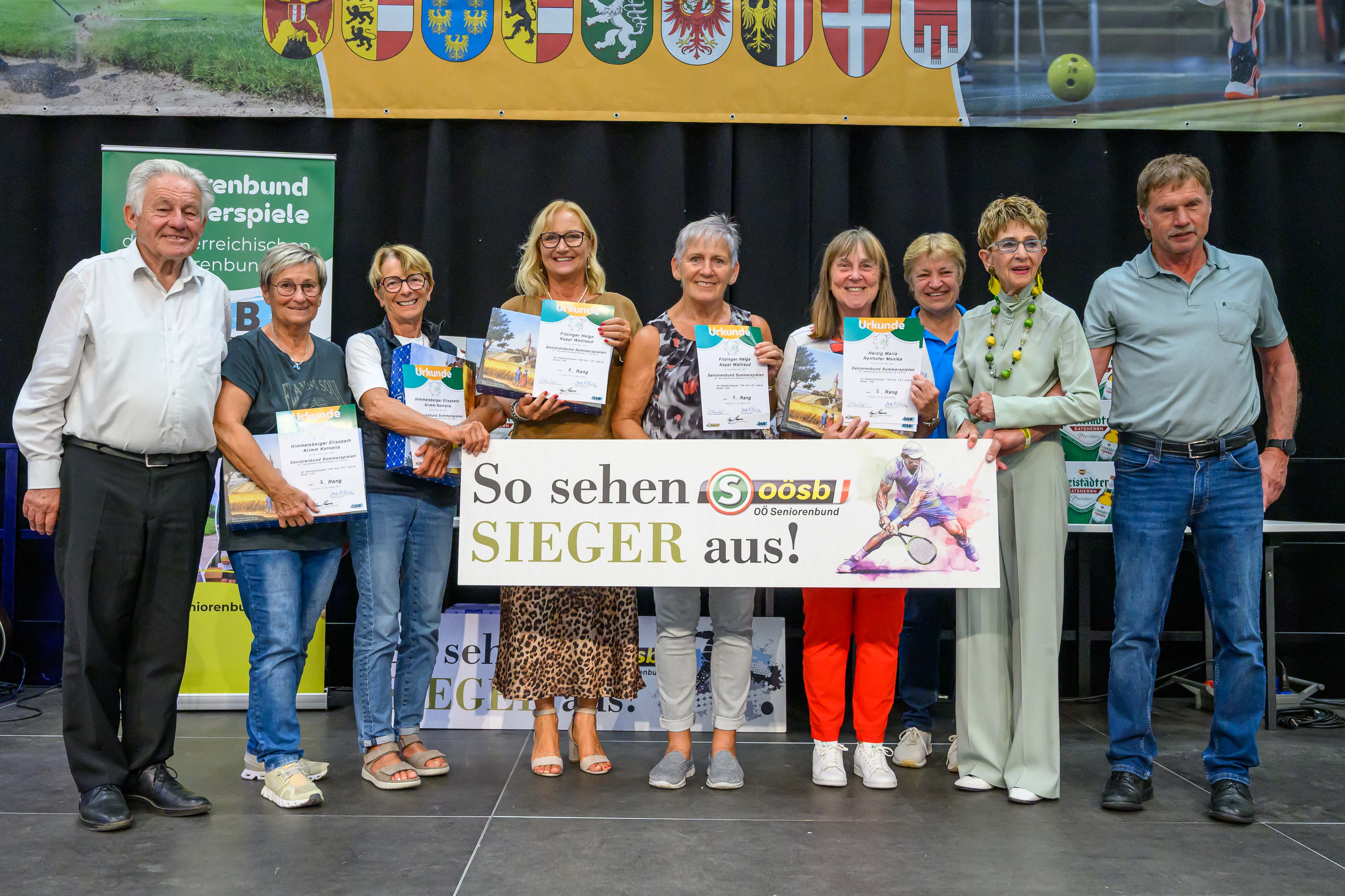 Sommerspiele - Siegerehrung