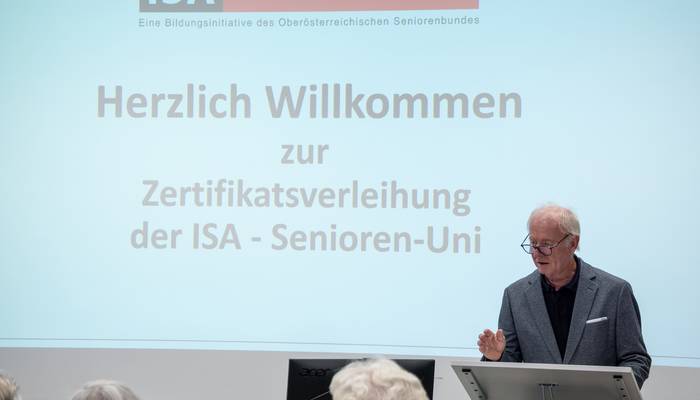 ISA-Zertifikatsverleihung