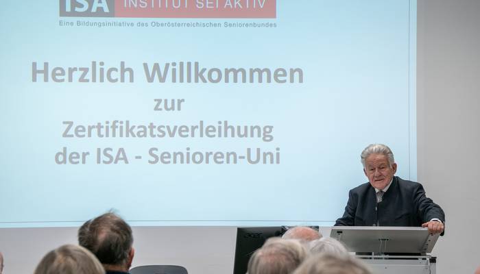 ISA-Zertifikatsverleihung