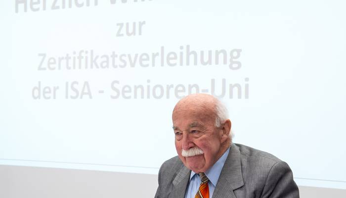 ISA-Zertifikatsverleihung