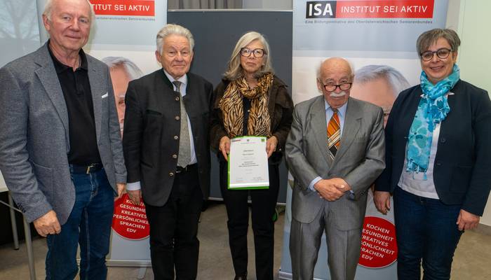 ISA-Zertifikatsverleihung