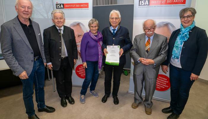 ISA-Zertifikatsverleihung