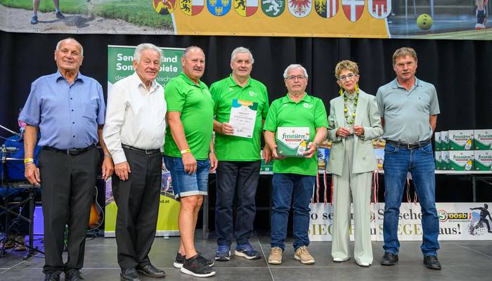 Sommerspiele - Siegerehrung