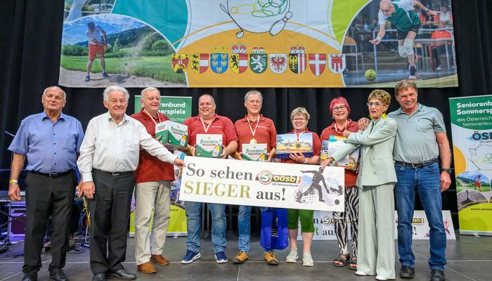 Sommerspiele - Siegerehrung