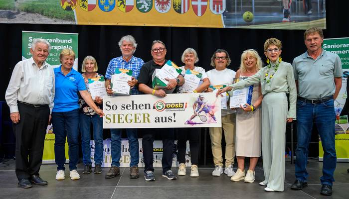 Sommerspiele - Siegerehrung