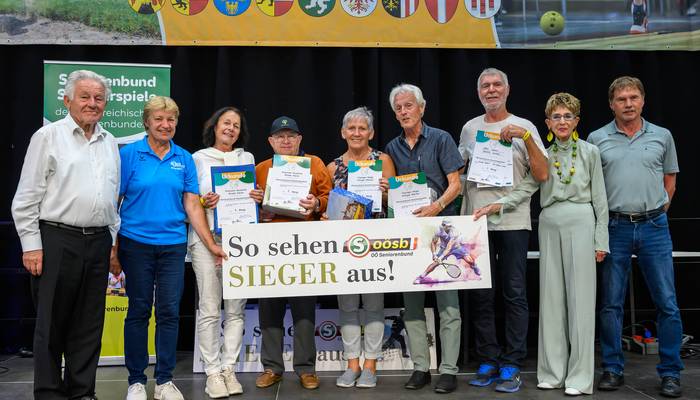Sommerspiele - Siegerehrung
